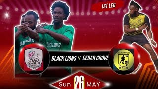 LIVE: Black Lions vs Cedar Grove Estate FC Live Stream | St Catherine FA Major Semifinal