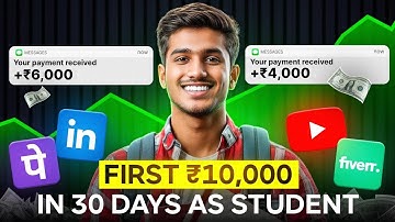 How I Made My FIRST ₹10,000 Online in 30 Days as a Student 🔥(No Degree Needed 💸)