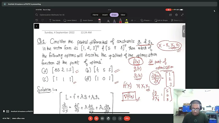 Kuhn-Tucker Conditions (Optimization methods for CE)