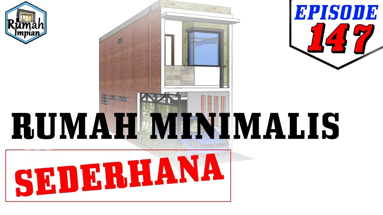 Desain Rumah 3x55 Meter By Rafa Pahing