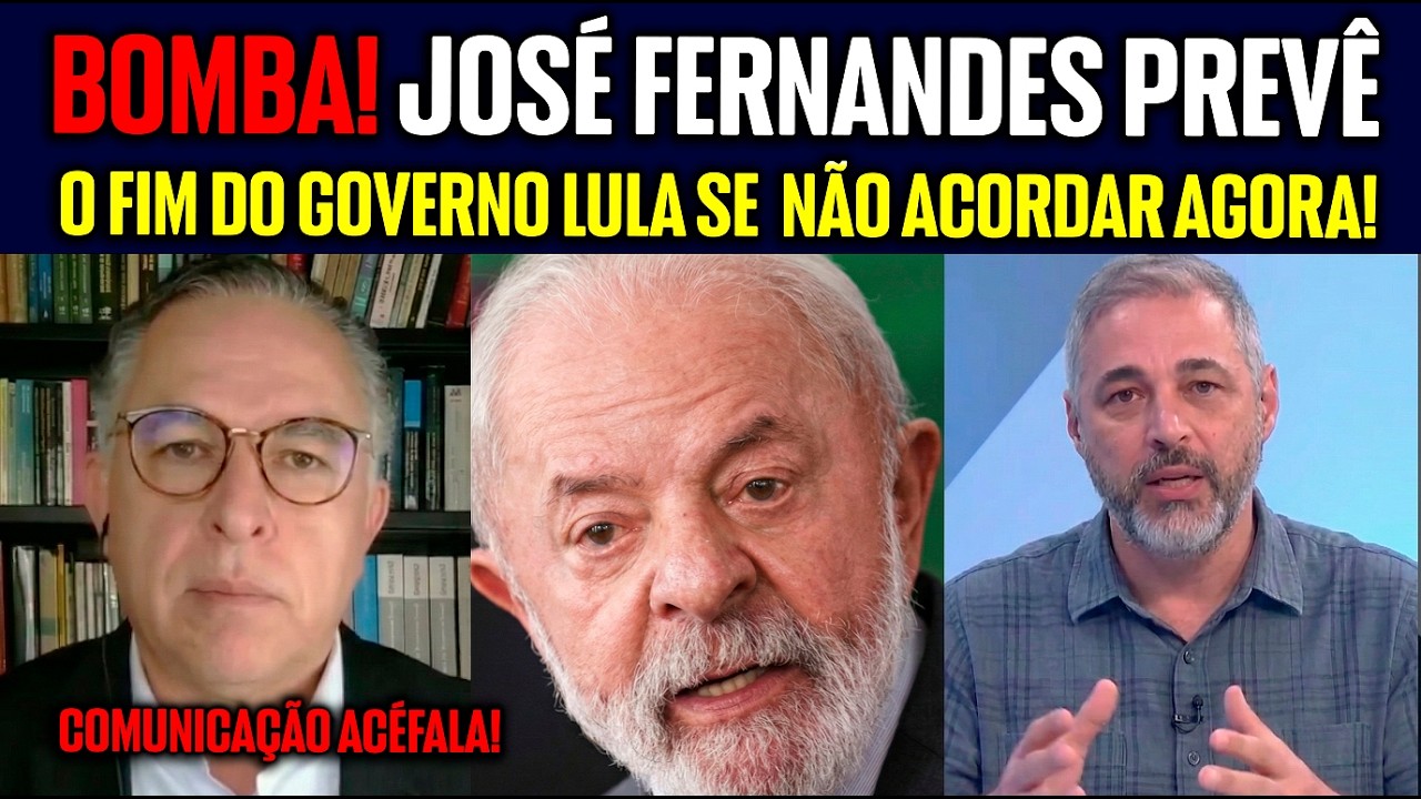 JOSÉ FERNANDES ALERTA: OU LULA MUDA A COMUNICAÇÃO, OU FLÁVIO BOLSONARO SERÁ O PRÓXIMO PRESIDENTE!!!!