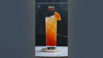 Tequila Sunrise 🌅😍🥂 #cocktails #cocktailart #bar #bartender