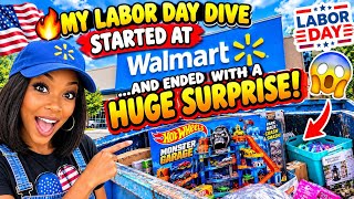 🔥 MY LABOR DAY DIVE STARTED AT WALMART… AND ENDED WITH A HUGE SURPRISE! |Dumpster Diving