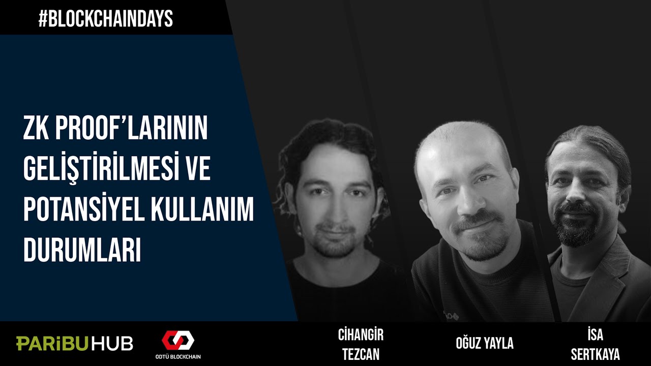 Blockchain Days - ZK Proof'larının Geliştirilmesi ve Potansiyel Kullanım Durumları