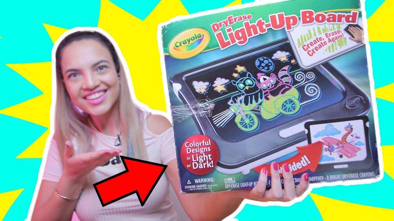 Crayola® Dry-Erase Light-Up Board Demo 