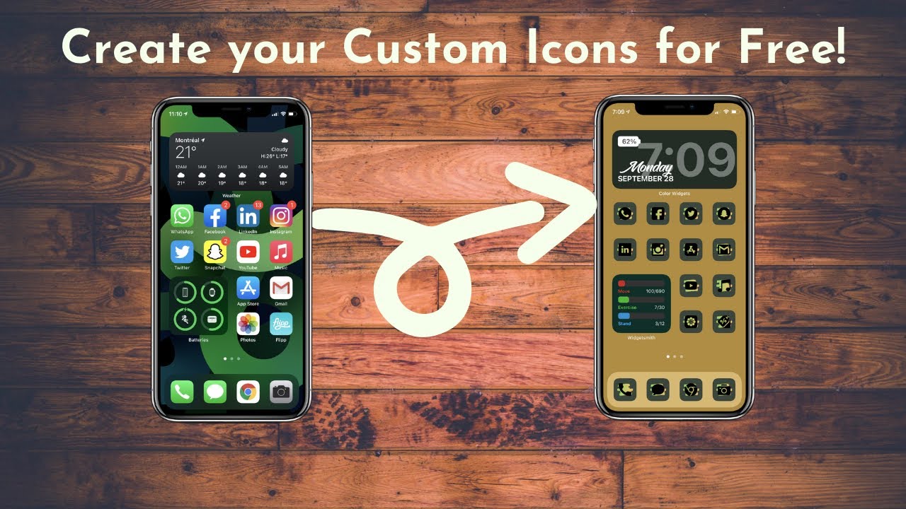 Ios Custom App Make FREE Custom App Icons in *iOS 14* | The Ultimate iOS 14 Home ...