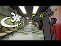 Toothless Dragon Dancing in YOUR School | 4K VR 360° Video