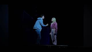 Kyle Dalsimer as Evan Hansen Waving Through a Window