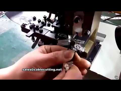 Flag Terminal Crimping Machine | Automated Wire Terminal Crimping