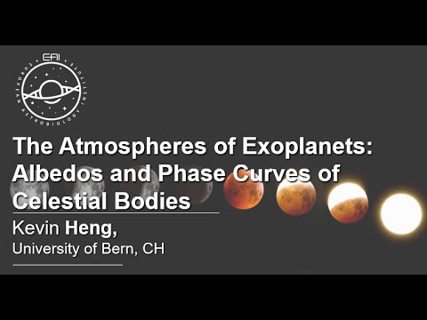 EAI-Seminars Series: The Atmospheres of Exoplanets: Albedos and Phase Curves of Celestial Bodies