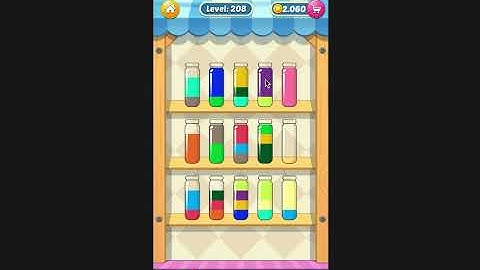 Water Sort Puzzle I Level 208 I  Facebook I SOLVED