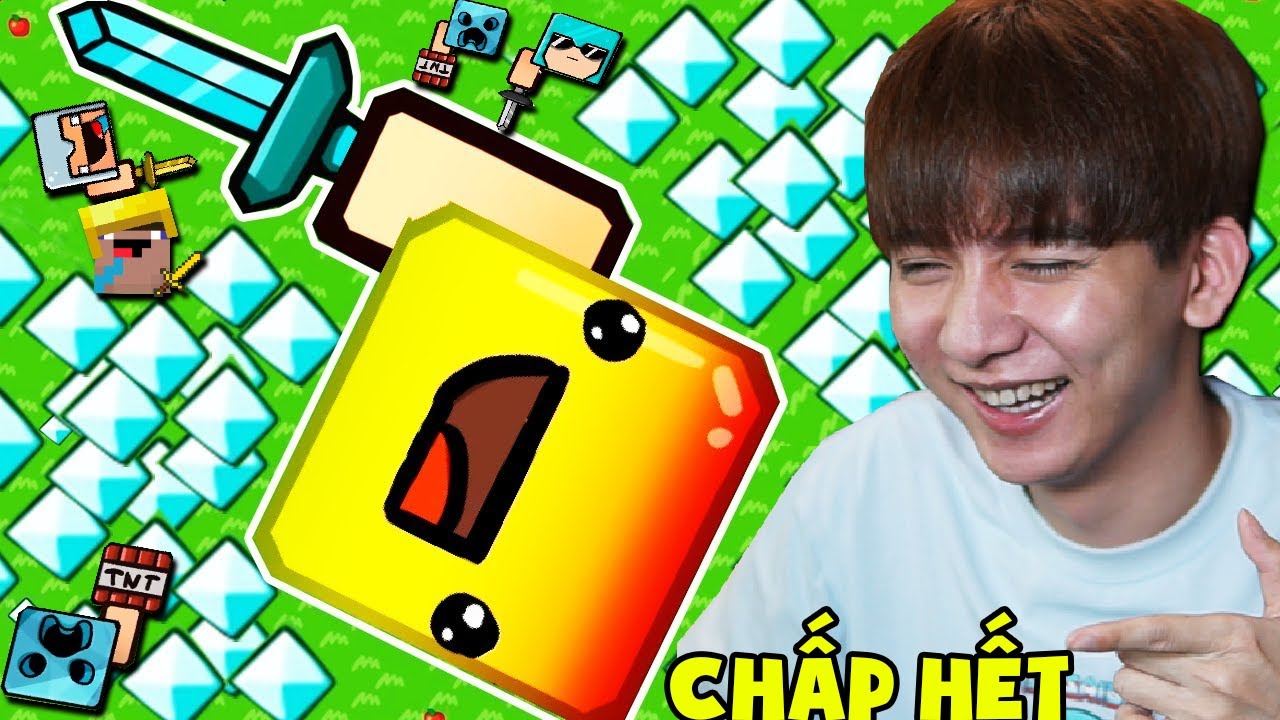 Thử Thách T Gaming Ăn Kim Cương Và Trở Nên Siêu Mạnh Trong Thế Giới Minecraft io Thử Thách T Gaming Ăn Kim Cương Và Trở Nên Siêu Mạnh Trong Thế Giới Minecraft io