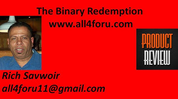 The Binary Redemption. How does the Binary Redemption work?