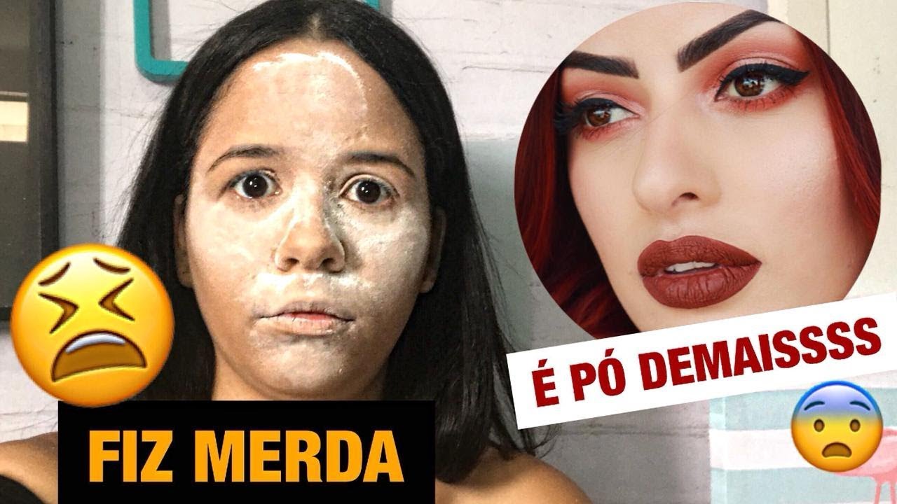 TENTEI REPRODUZIR MAQUIAGEM DA KIM ROSACUCA | VEM VER O QUE ACONTECEU