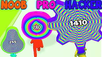 NOOB vs PRO vs HACKER - Layer Man 3D: Run & Collect [Level Up]