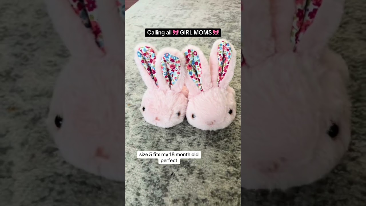 Adorable Bunny Slippers Perfect for Toddlers! 