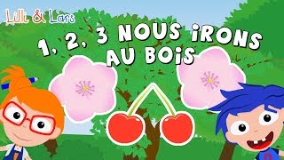 1, 2, 3 nous irons au bois - Comptines avec Paroles - chanson pour bebe