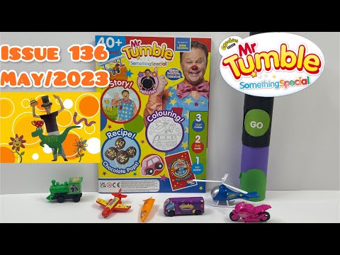 Mr Tumble (something special) magazine, issue 136, May/2023, with transport set!
