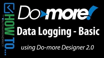 BRX Do-more Designer Simple Data Logging from AutomationDirect