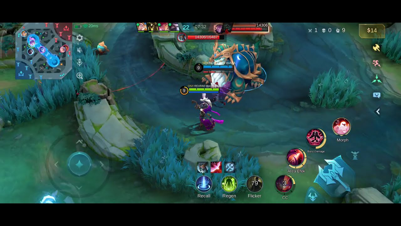 Kalau bukan karna gameplay gue yang tiba-tiba jago udah kalah lah ini guys!!