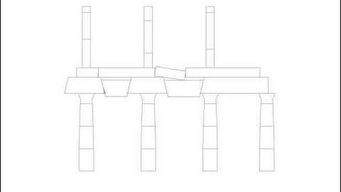 Discrete Element Modelling: Collapse of the two storey colonnade of the Forum in Pompeii