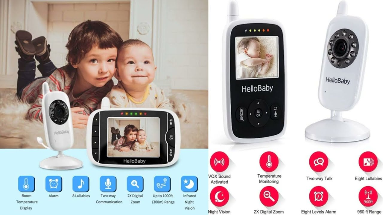 Supporto Flessibile Per Baby Monitor - Clip Universale Per Lettino O Scrivania, Compatibile Con Hellobaby/Philips