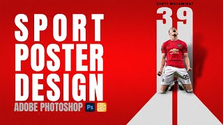 How to Make Sports Poster Design in Photoshop