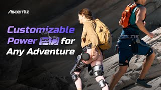 Meet Ascentiz — The World's First Modular Exoskeleton. Featuring swappable Knee & Hip Joint Modules.
