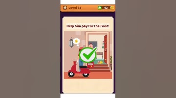 Help him pay for the food! brain challenge level 81