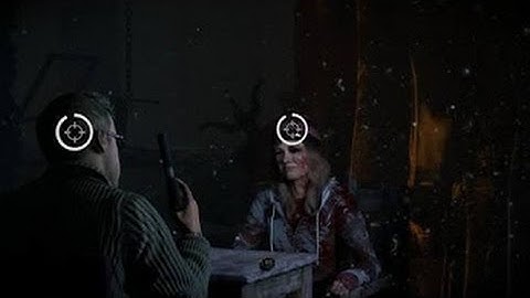 Playing Until Dawn Gameplay (part 7)         SHOOT YOURSELF OR THE GIRL?