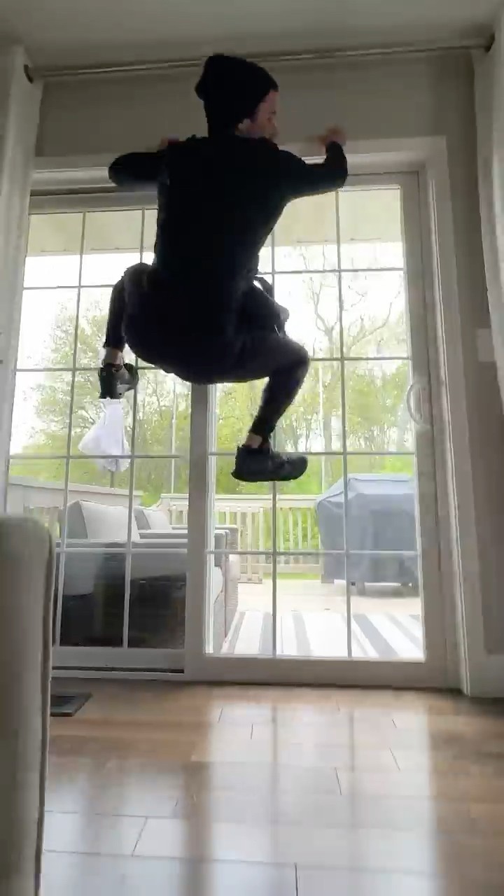 If Spider-Man robbed a house.