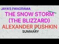 THE SNOW STORM (THE BLIZZARD) BY ALEXANDER PUSHKIN SUMMARY