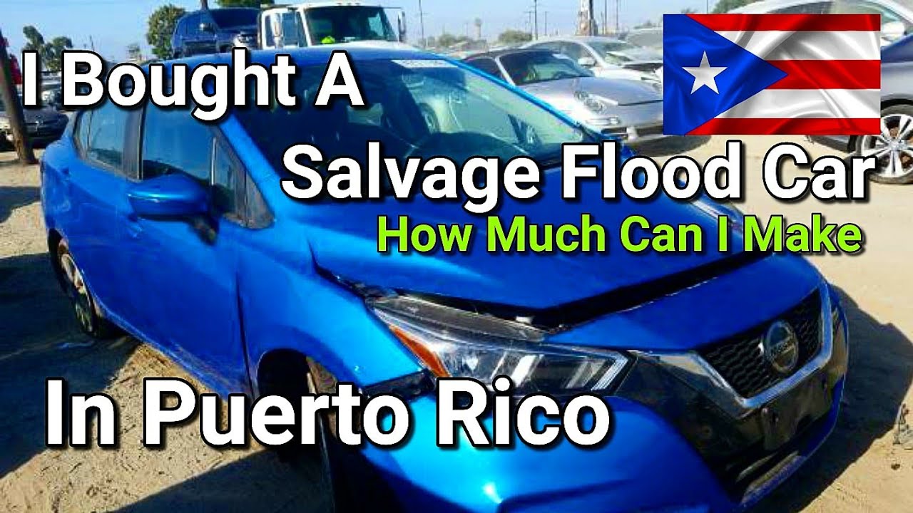 Puerto Rico Flood Car Auction Win First Look. Quick Flip? - YouTube