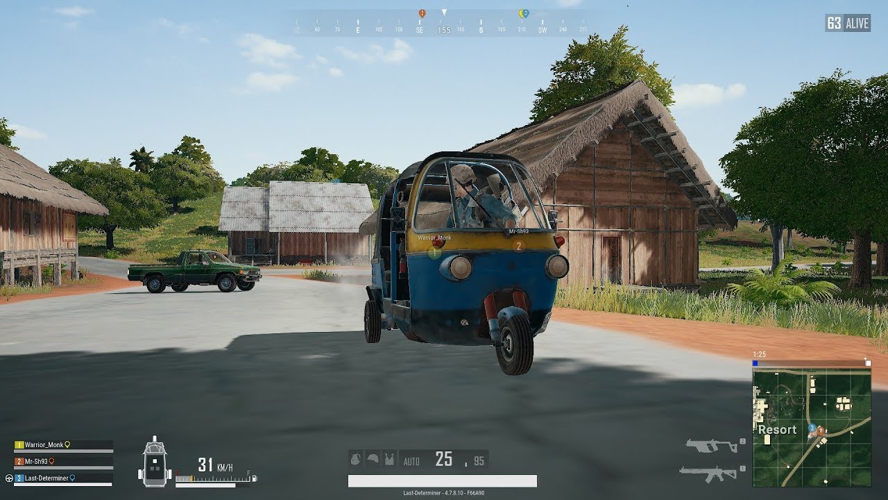 Using a Tukshai to teleport inside ( PUBG GLITCH )