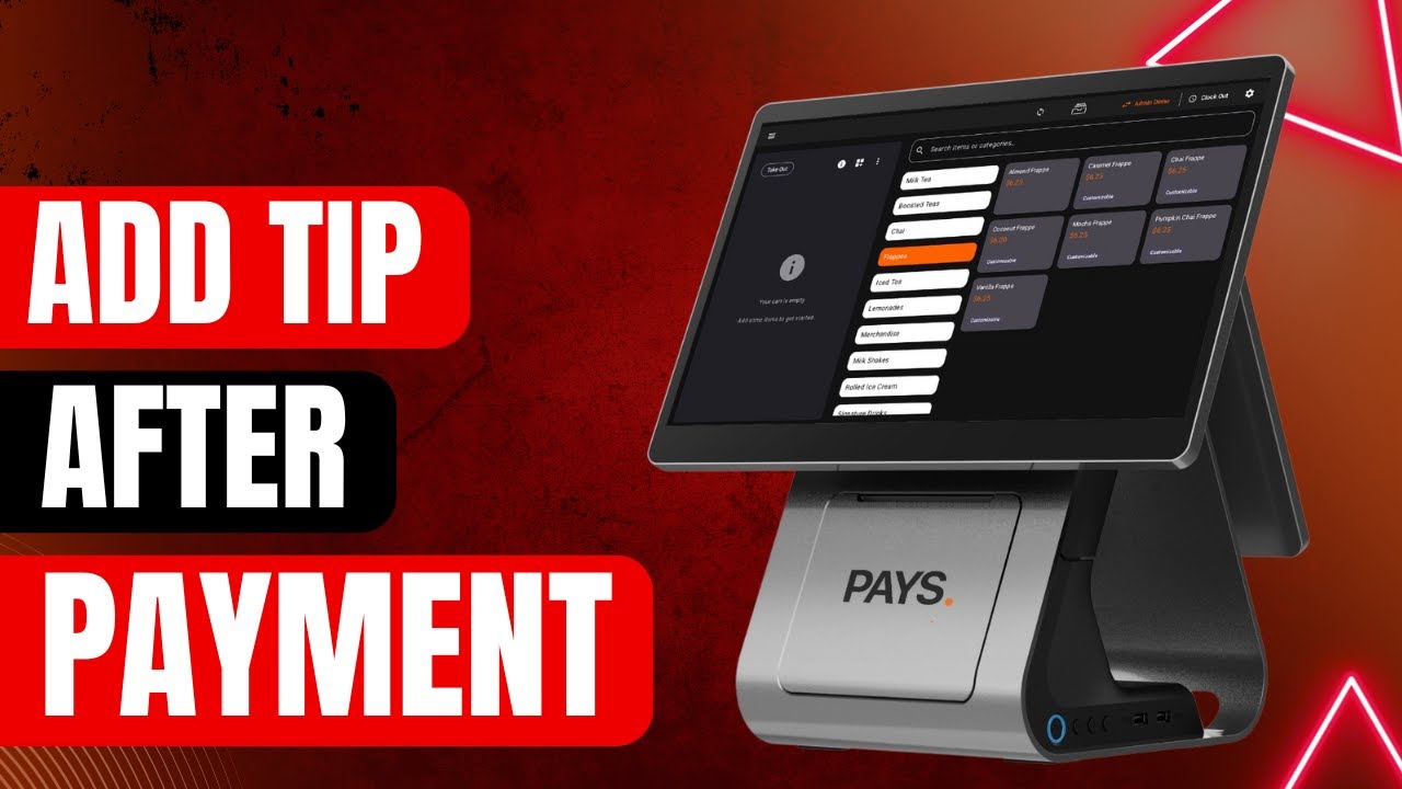 Tips Pyment How to Add a Tip After Payment in PAYS POS | Quick Tutorial #payspos ...