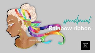 Speedpaint: Rainbow Ribbon