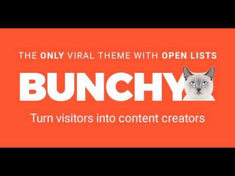 Bunchy - Viral WordPress Theme with Open Lists | Themeforest Website Templates and Themes