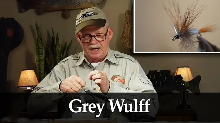 Bob Jacklin: Grey Wulff fly tying pattern video