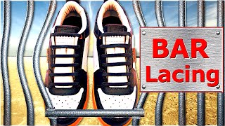 How to Cool Lace Shoes - Bar Lacing 