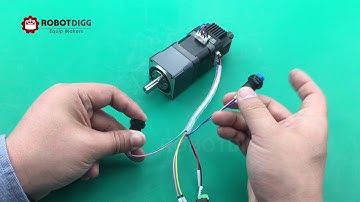 NEMA17 stepper motor with harmonic drive