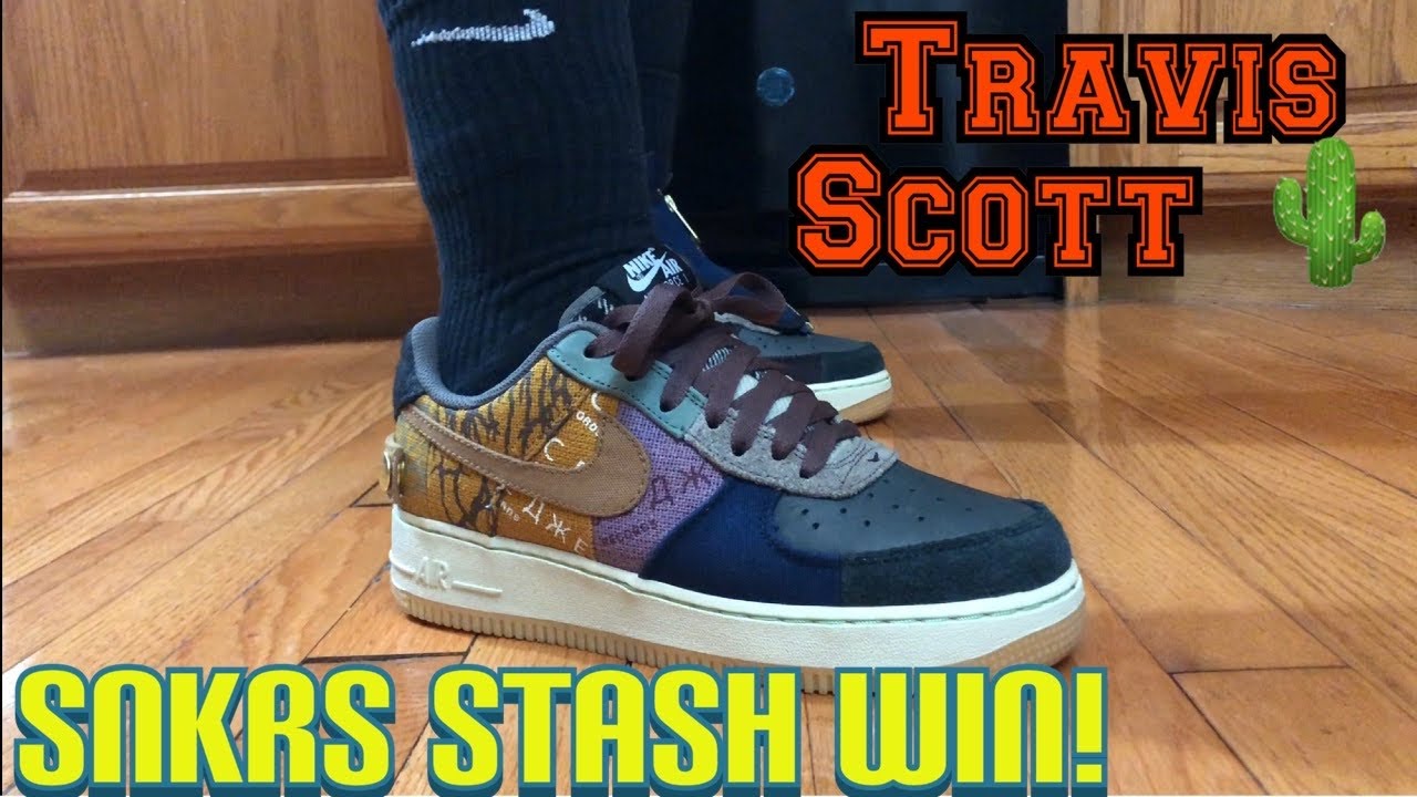 WORTH BUYING ?) TRAVIS SCOTT AIR FORCE 1 CACTUS JACK REVIEW & ON FEET  (UNCOVERED LACE) 