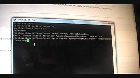 How to change Boot logo for Palm Pre