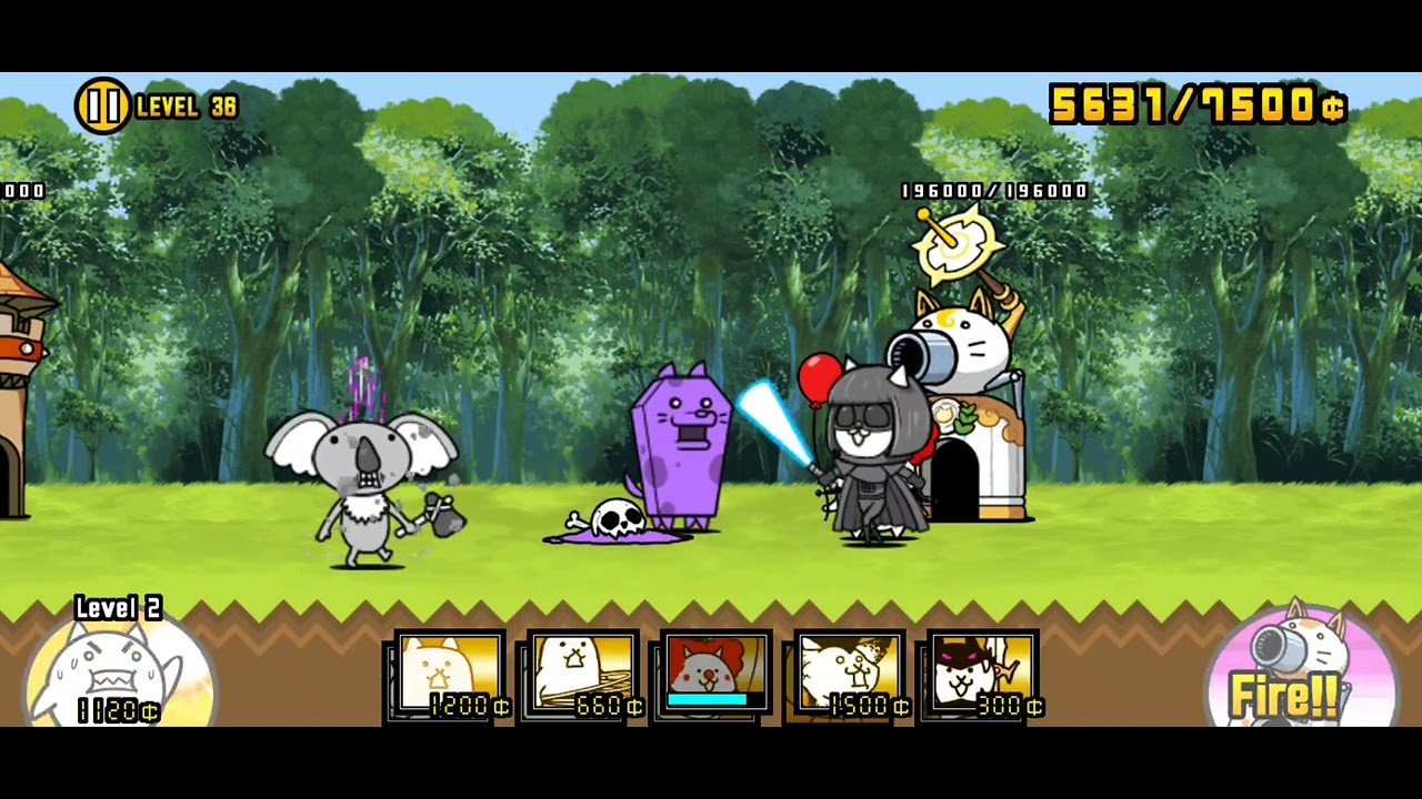 Battle Cats Level 36 (Losing Attempt 1) - Legend Quest Stage 36