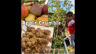 Delicious Homemade Apple Crumble Recipe | Apple picking