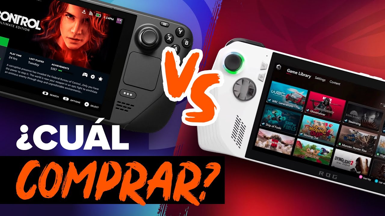 Steam Deck vs Asus Rog Ally: ¿cuál es mejor? - YouTube