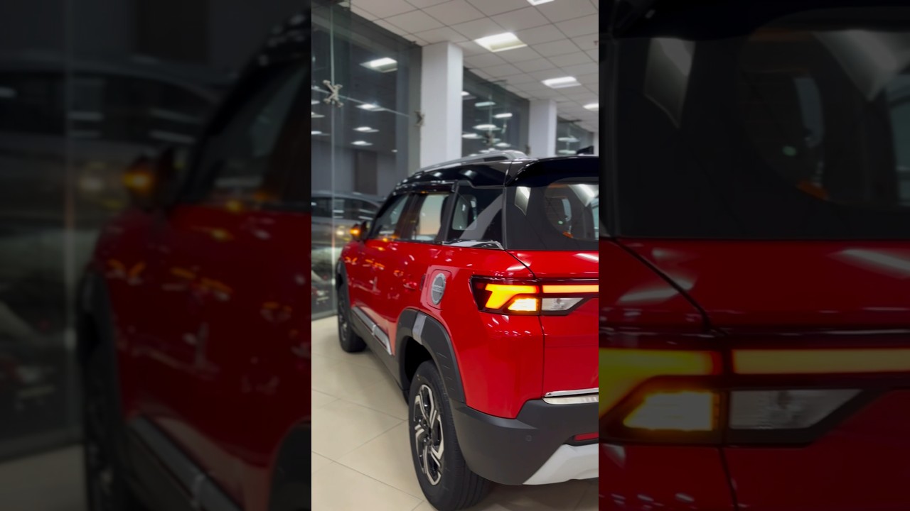 Smart Hybrid Highest mileage Red edition New Brezza Zxi plus roof black #brezza #red #suv