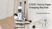 Aamstamp Titan 2000 Foil Stamping Machine Youtube