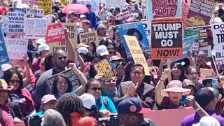 May Day Protesters March Against Trump in Washington