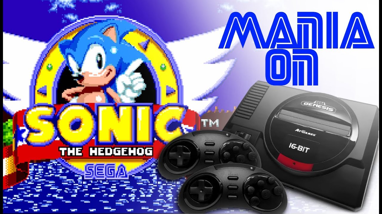 SONIC MANIA ON SEGA GENESIS !!! SONIC THE HEDGEHOG HACK/MOD