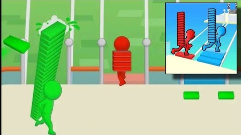 Bridge Race 3D: Stair Race Walkthrough 1-15 All Levels Gameplay Android,iOS